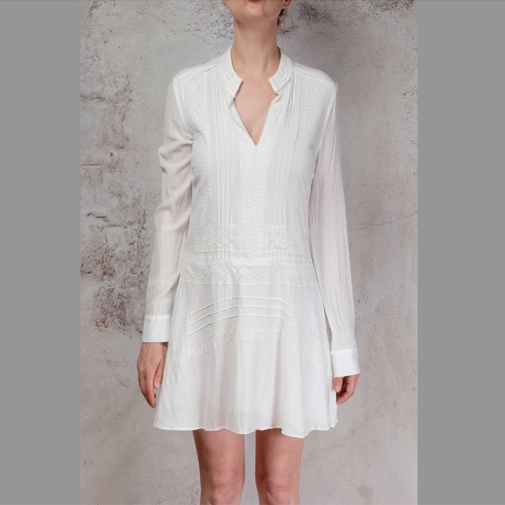 Gorgeous White Derek Lam gauze dress 10 Crosby small 4 - Picture 3 of 6